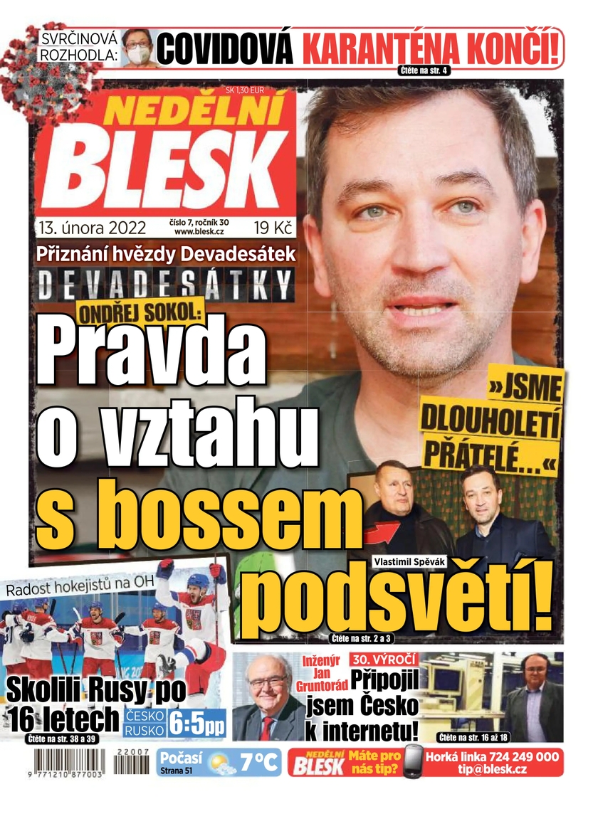 E-magazín NEDĚLNÍ BLESK - 7/2022 - CZECH NEWS CENTER a. s.