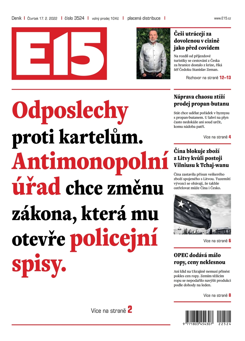 E-magazín e15 - 17.2.2022 - CZECH NEWS CENTER a. s.
