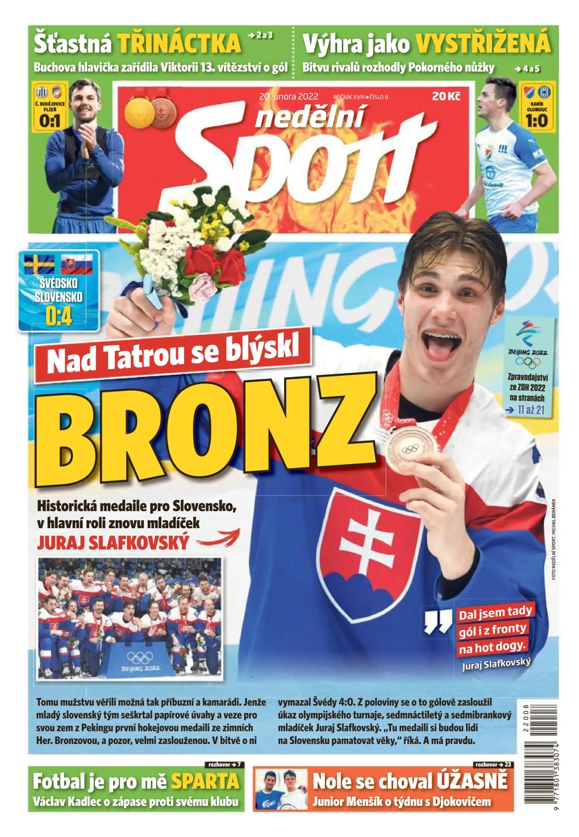 E-magazín nedělní Sport - 8/2022 - CZECH NEWS CENTER a. s.