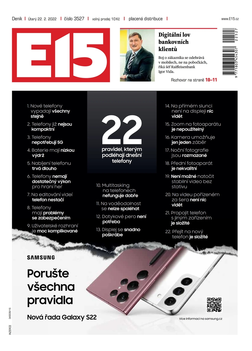 E-magazín e15 - 22.2.2022 - CZECH NEWS CENTER a. s.