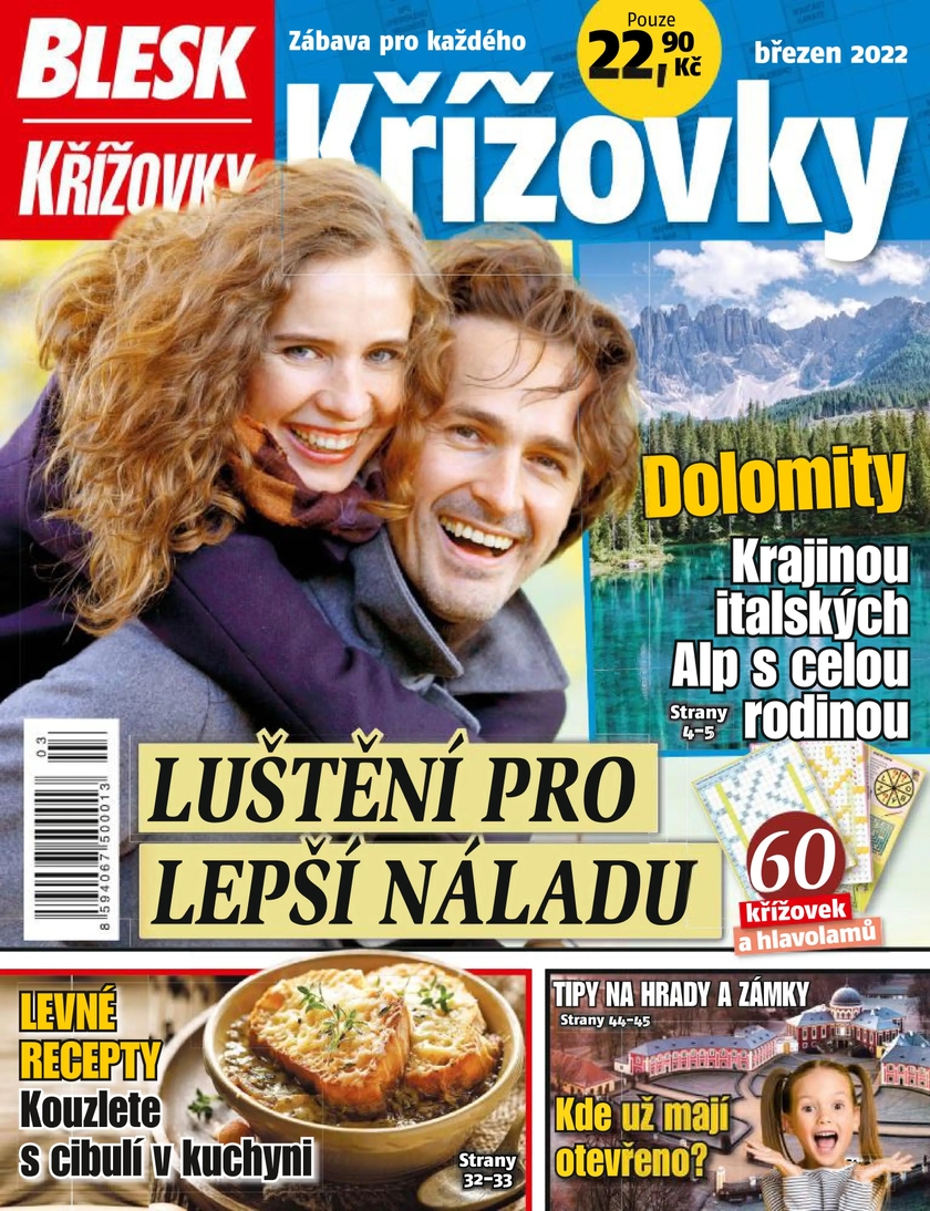 E-magazín BLESK KŘÍŽOVKY - 3/2022 - CZECH NEWS CENTER a. s.