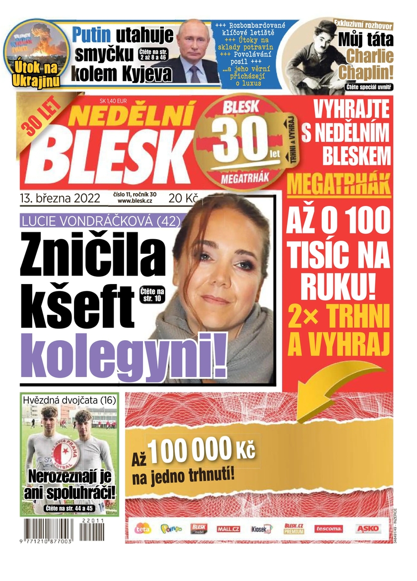 E-magazín NEDĚLNÍ BLESK - 11/2022 - CZECH NEWS CENTER a. s.
