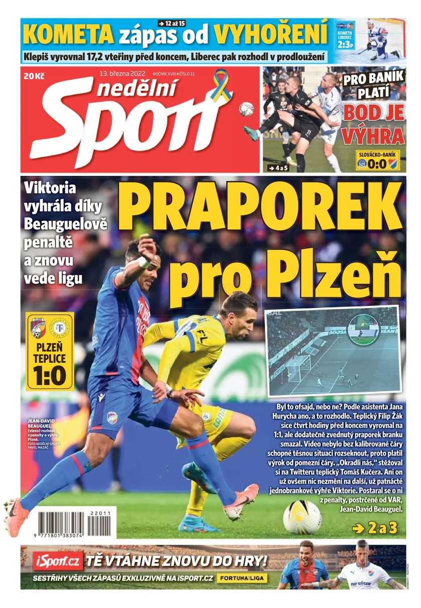 E-magazín nedělní Sport - 11/2022 - CZECH NEWS CENTER a. s.