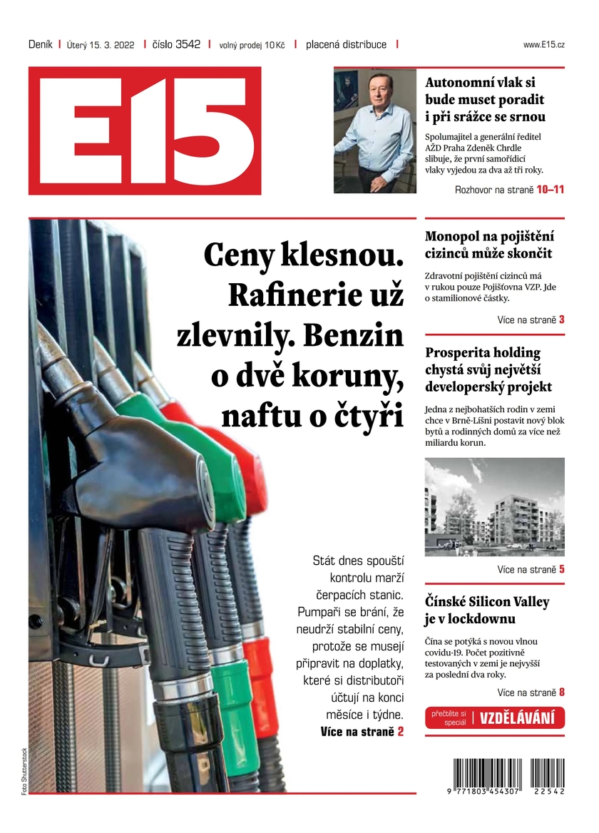 E-magazín e15 - 15.3.2022 - CZECH NEWS CENTER a. s.