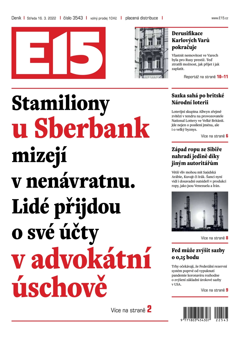 E-magazín e15 - 16.3.2022 - CZECH NEWS CENTER a. s.