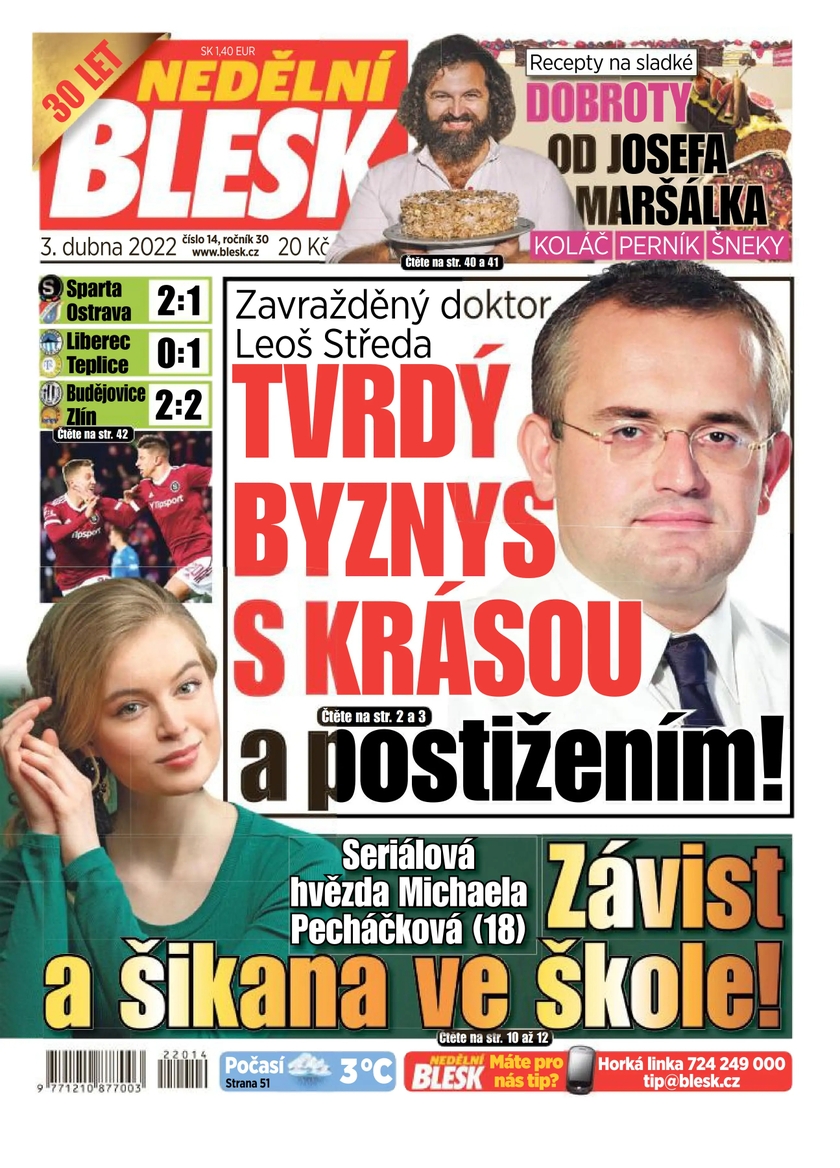 E-magazín NEDĚLNÍ BLESK - 14/2022 - CZECH NEWS CENTER a. s.