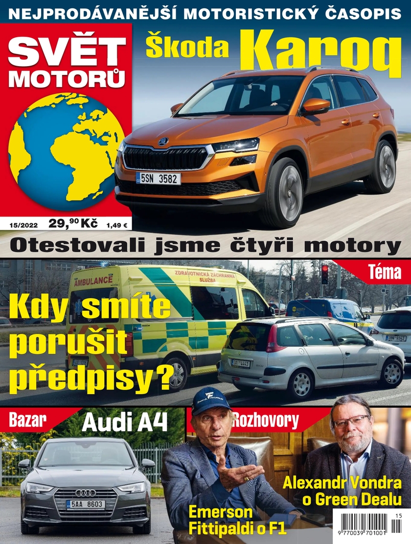 E-magazín SVĚT MOTORŮ - 15/2022 - CZECH NEWS CENTER a. s.