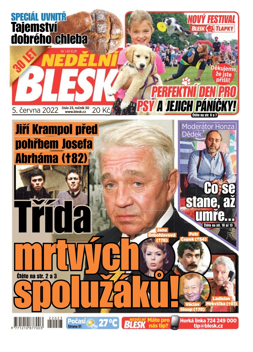 E-magazín NEDĚLNÍ BLESK - 23/2022 - CZECH NEWS CENTER a. s.