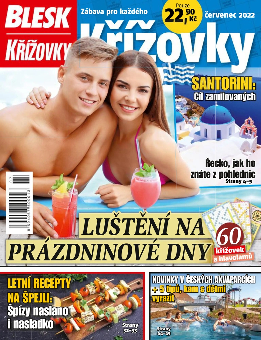E-magazín BLESK KŘÍŽOVKY - 7/2022 - CZECH NEWS CENTER a. s.