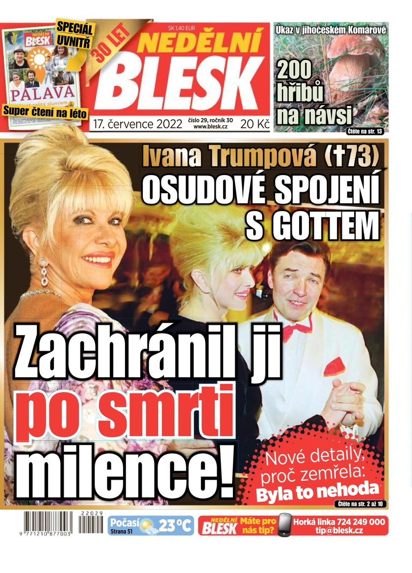 E-magazín NEDĚLNÍ BLESK - 29/2022 - CZECH NEWS CENTER a. s.