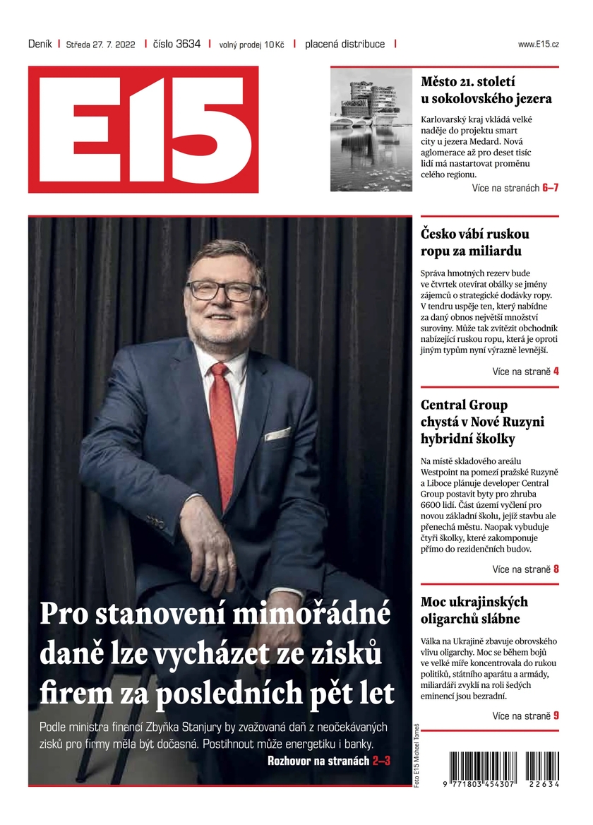 E-magazín e15 - 27.7.2022 - CZECH NEWS CENTER a. s.