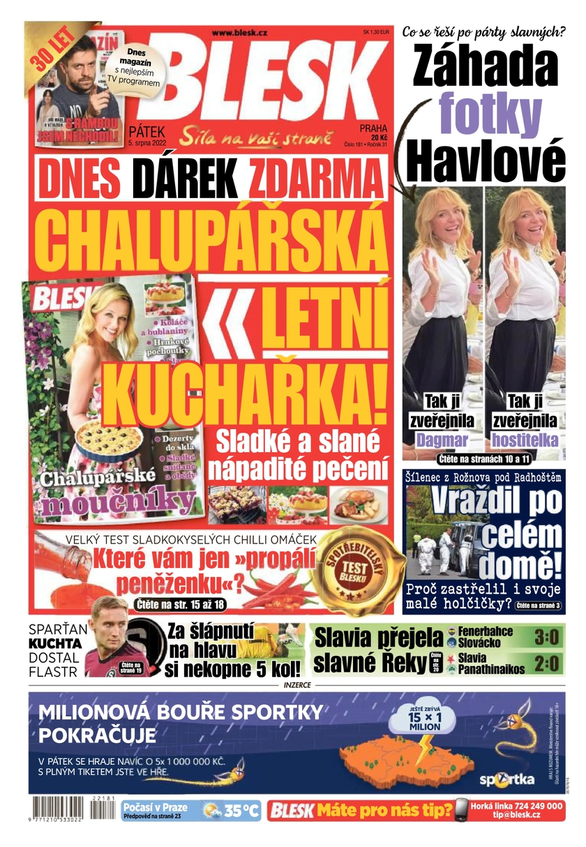 E-magazín BLESK - 5.8.2022 - CZECH NEWS CENTER a. s.