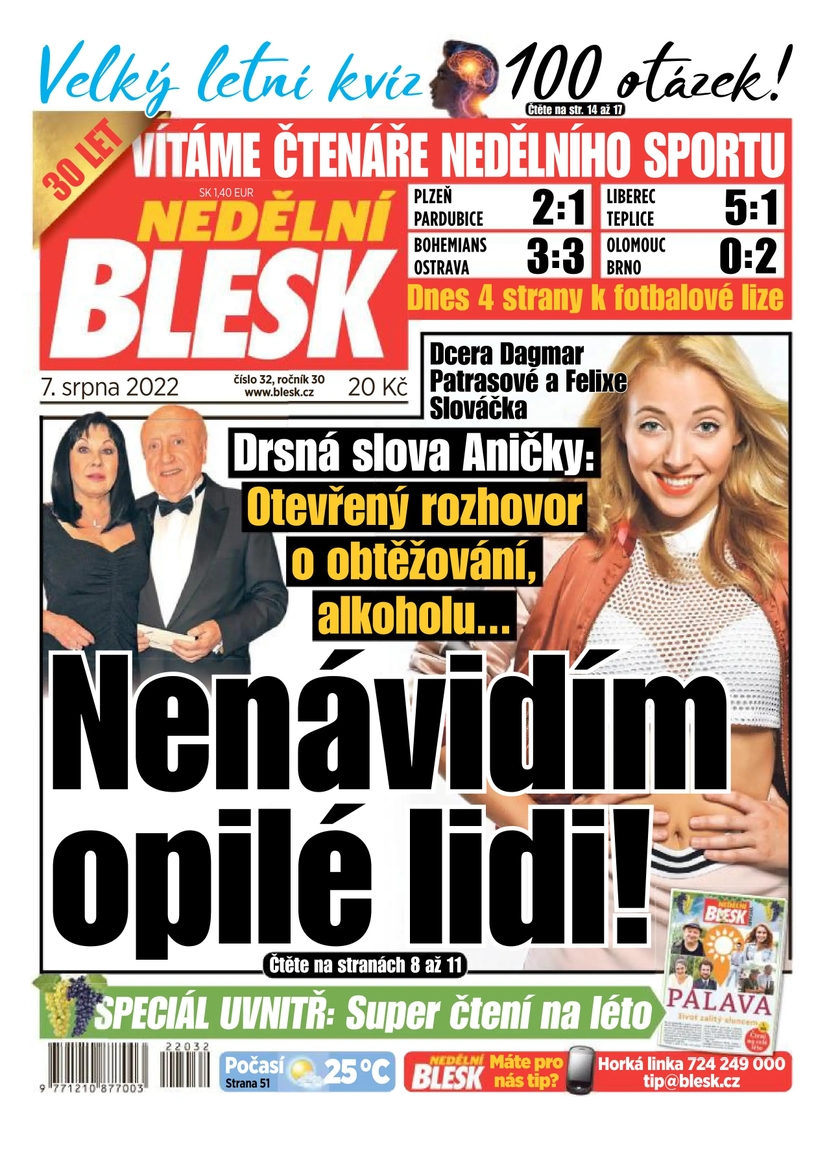 E-magazín NEDĚLNÍ BLESK - 32/2022 - CZECH NEWS CENTER a. s.