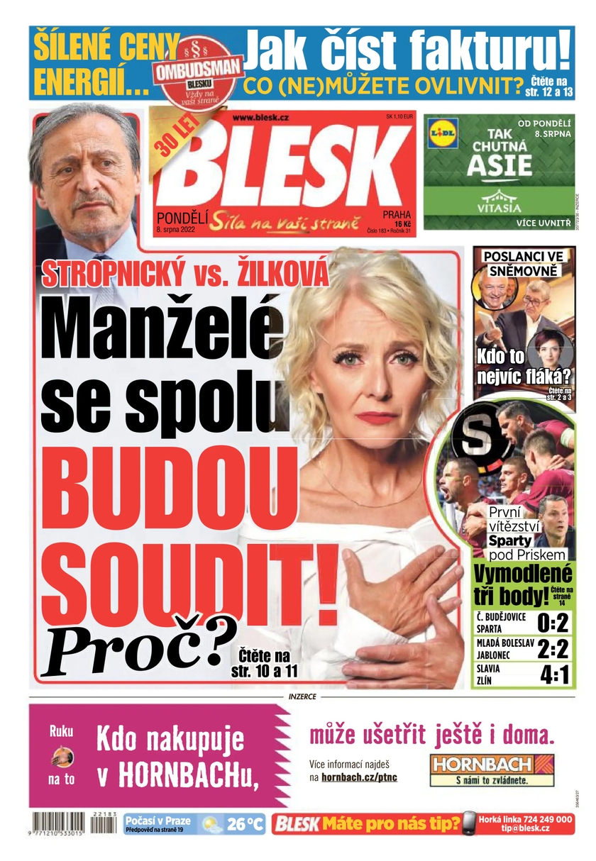 E-magazín BLESK - 8.8.2022 - CZECH NEWS CENTER a. s.