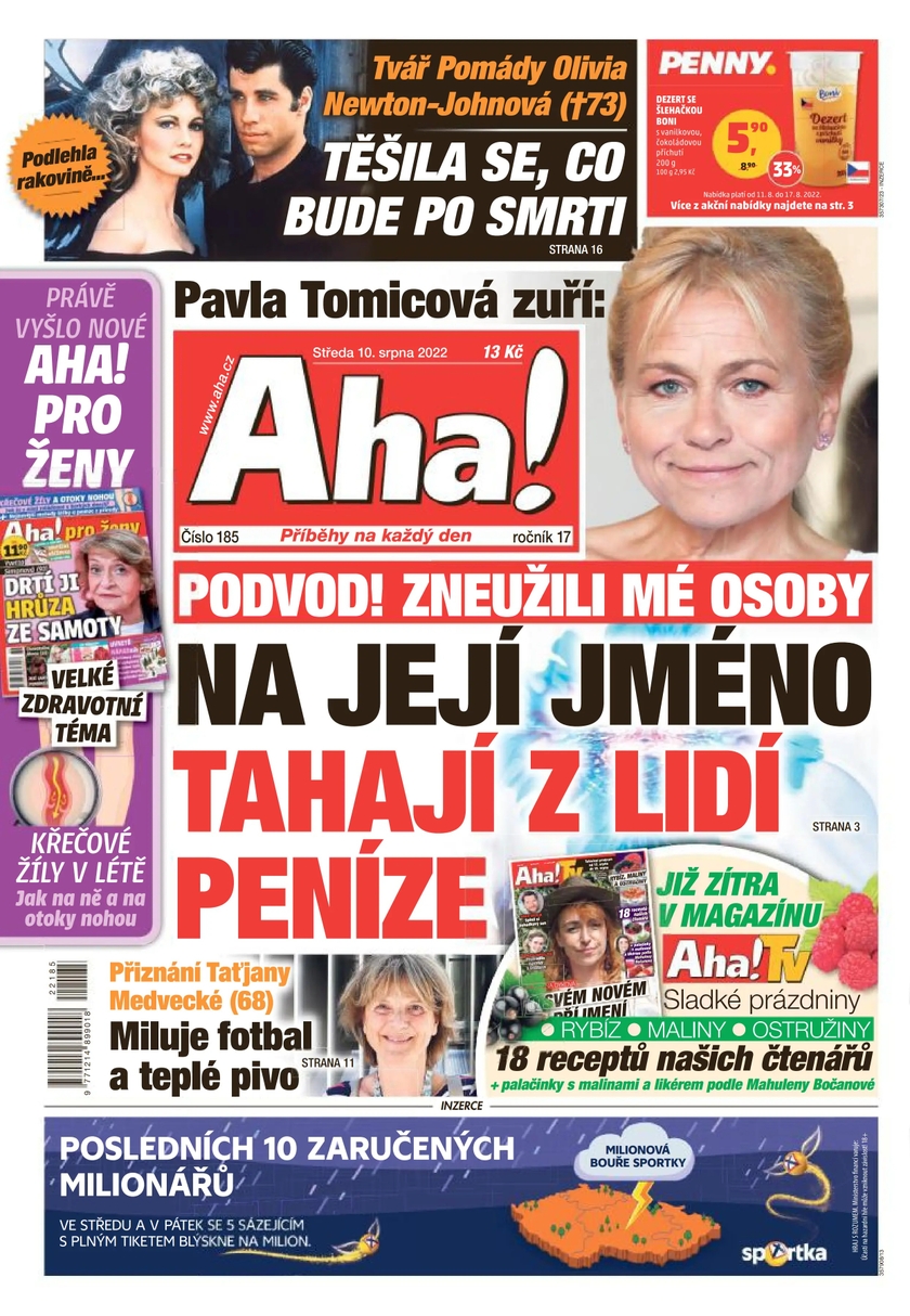 E-magazín Aha! - 10.8.2022 - CZECH NEWS CENTER a. s.