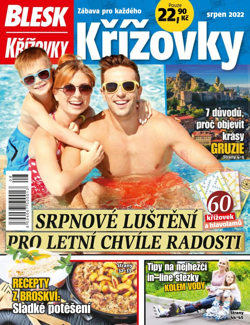 E-magazín BLESK KŘÍŽOVKY - 8/2022 - CZECH NEWS CENTER a. s.