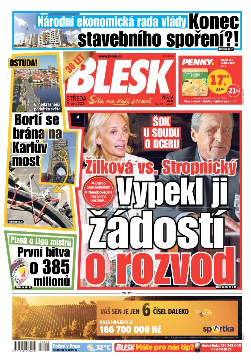 E-magazín BLESK - 17.8.2022 - CZECH NEWS CENTER a. s.