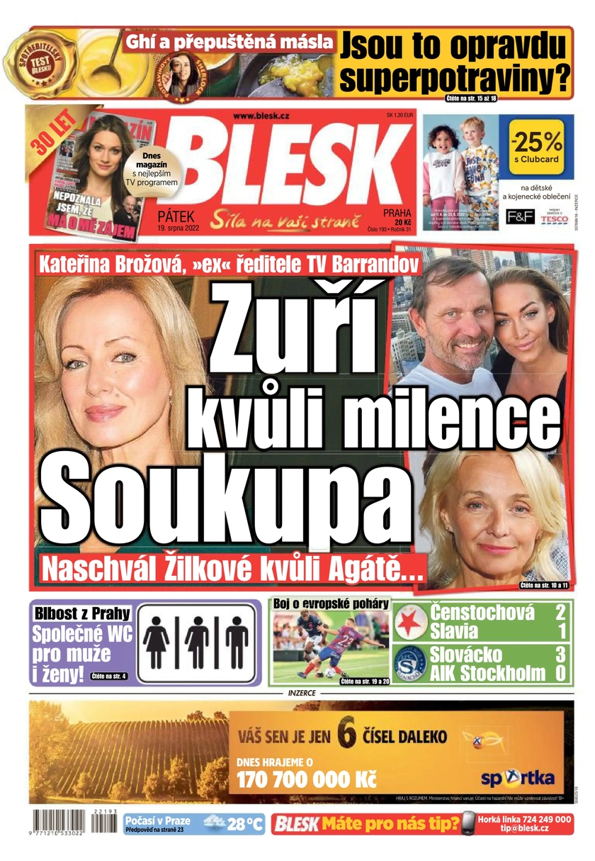 E-magazín BLESK - 19.8.2022 - CZECH NEWS CENTER a. s.