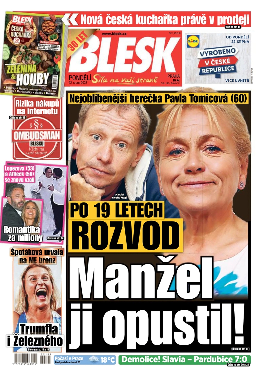 E-magazín BLESK - 22.8.2022 - CZECH NEWS CENTER a. s.