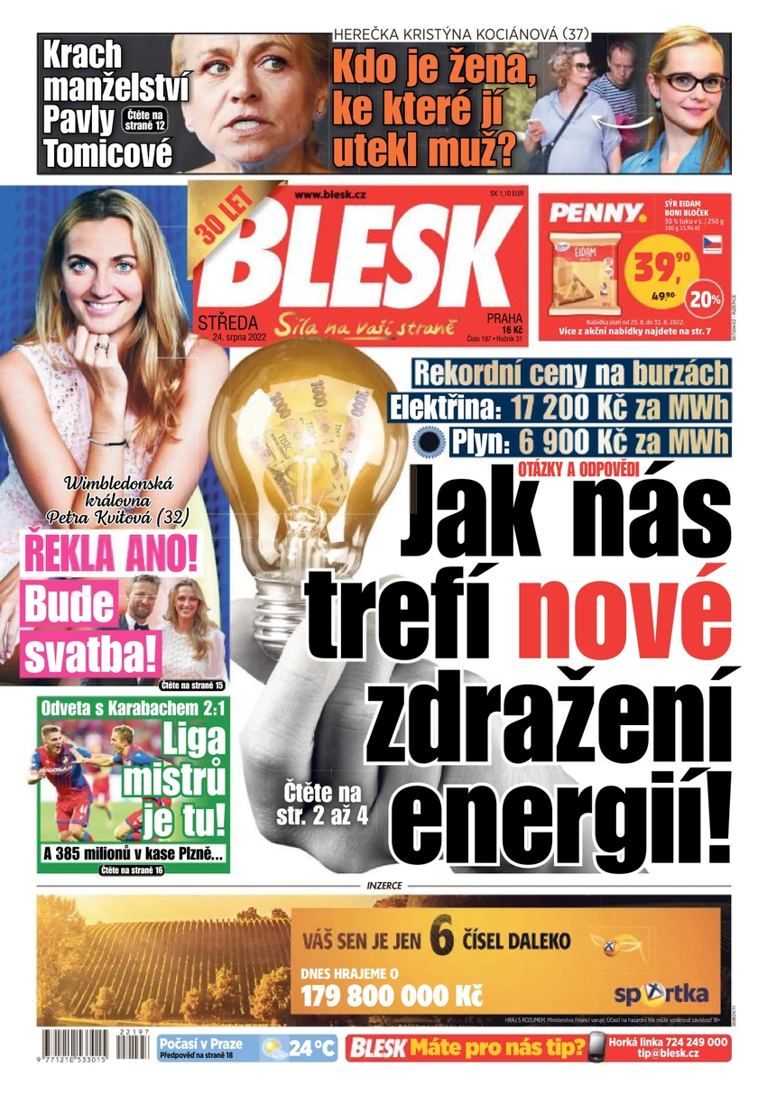 E-magazín BLESK - 24.8.2022 - CZECH NEWS CENTER a. s.