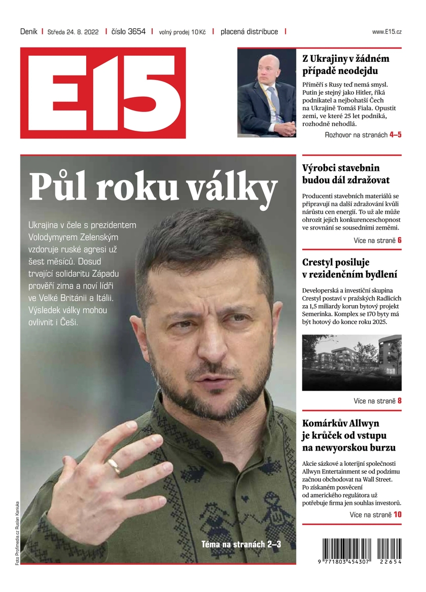 E-magazín e15 - 24.8.2022 - CZECH NEWS CENTER a. s.
