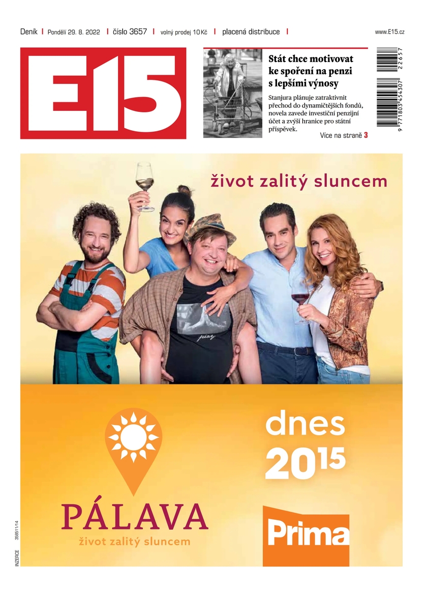 E-magazín e15 - 29.8.2022 - CZECH NEWS CENTER a. s.