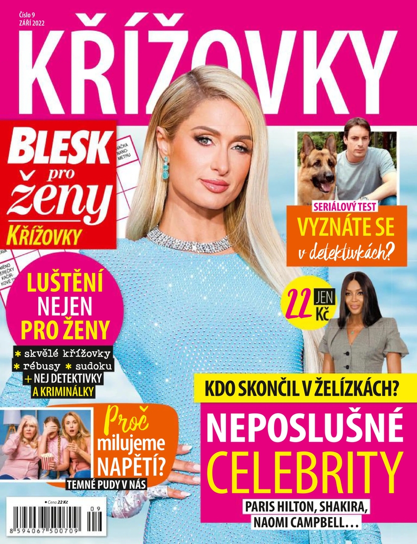 E-magazín BLESK pro ženy KŘÍŽOVKY - 9/2022 - CZECH NEWS CENTER a. s.
