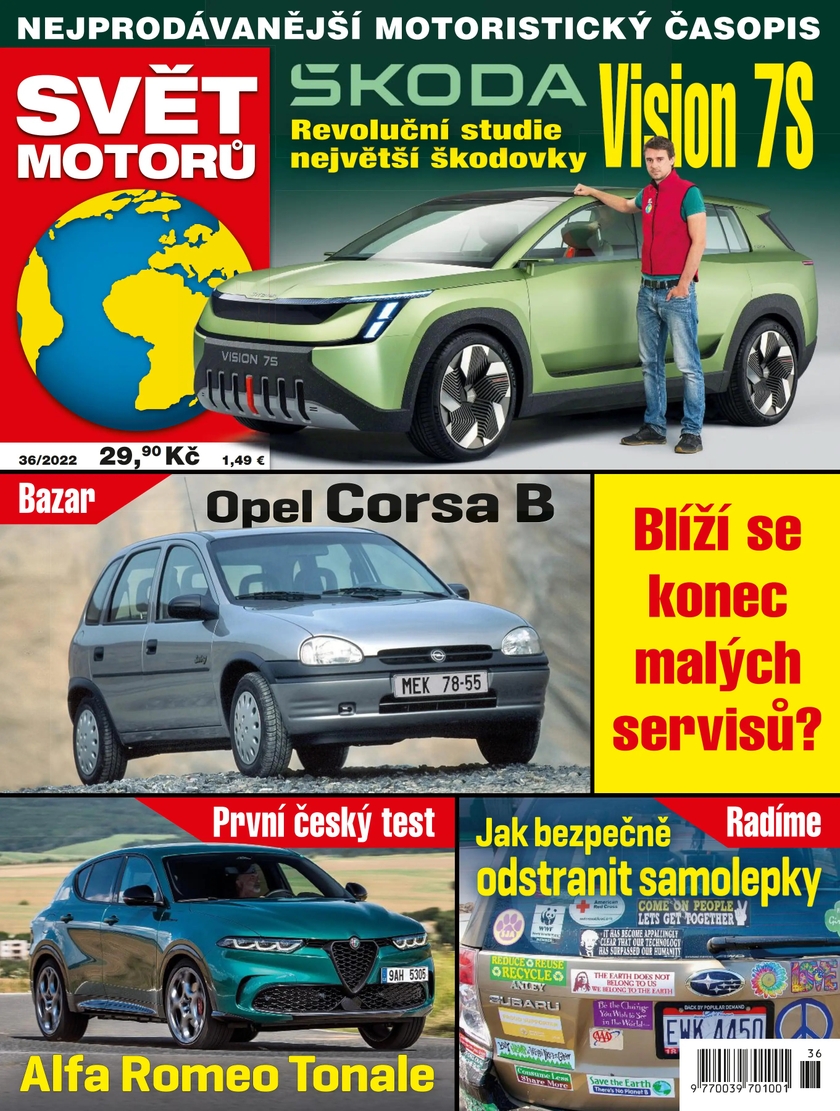 E-magazín SVĚT MOTORŮ - 36/2022 - CZECH NEWS CENTER a. s.