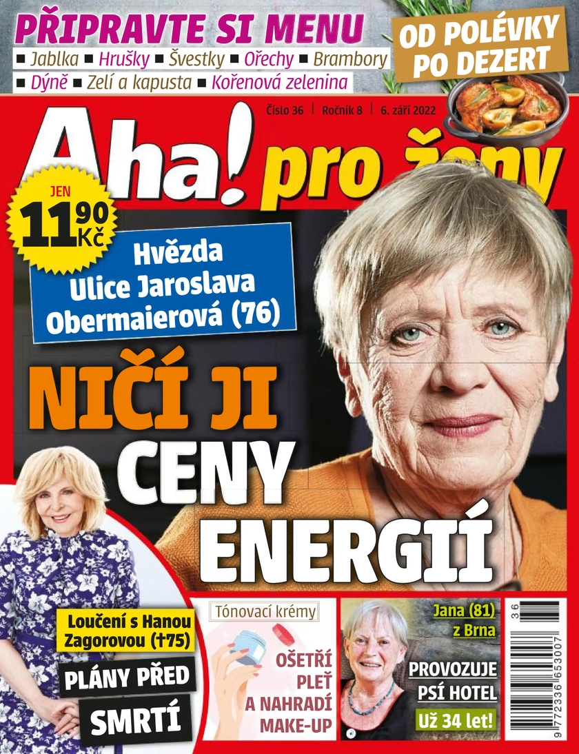 E-magazín Aha! pro ženy - 36/2022 - CZECH NEWS CENTER a. s.