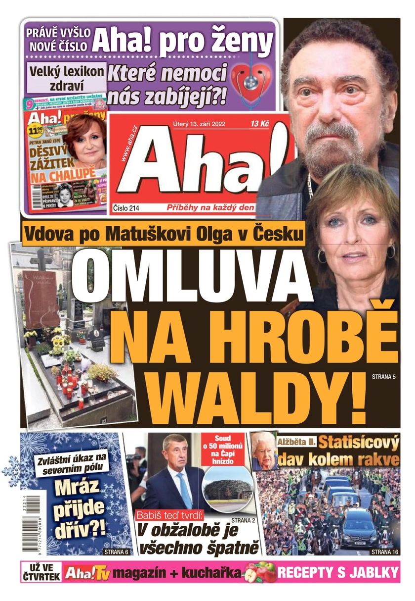 E-magazín Aha! - 13.9.2022 - CZECH NEWS CENTER a. s.