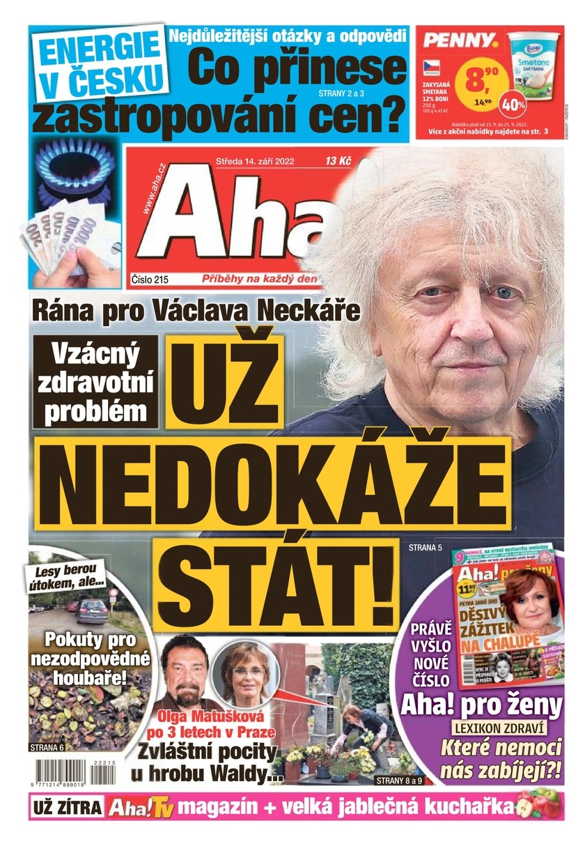 E-magazín Aha! - 14.9.2022 - CZECH NEWS CENTER a. s.