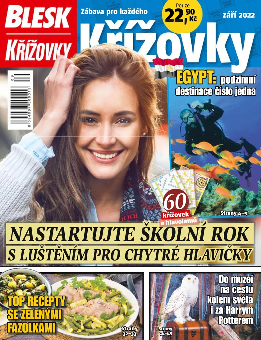 E-magazín BLESK KŘÍŽOVKY - 9/2022 - CZECH NEWS CENTER a. s.
