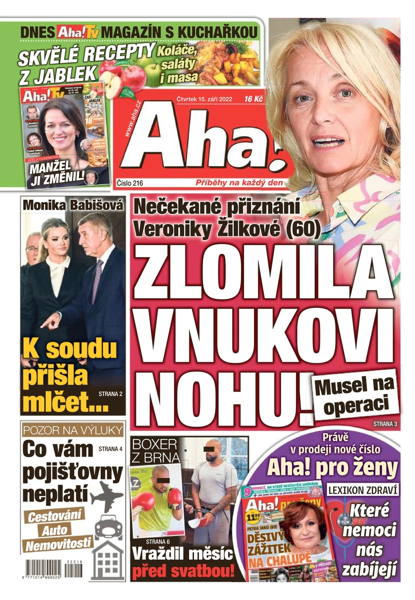 E-magazín Aha! - 15.9.2022 - CZECH NEWS CENTER a. s.