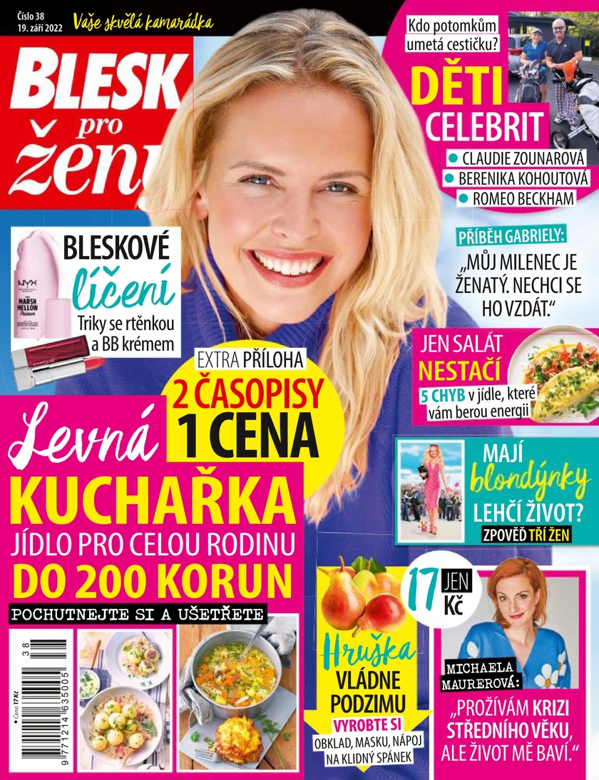 E-magazín BLESK pro ženy - 38/2022 - CZECH NEWS CENTER a. s.