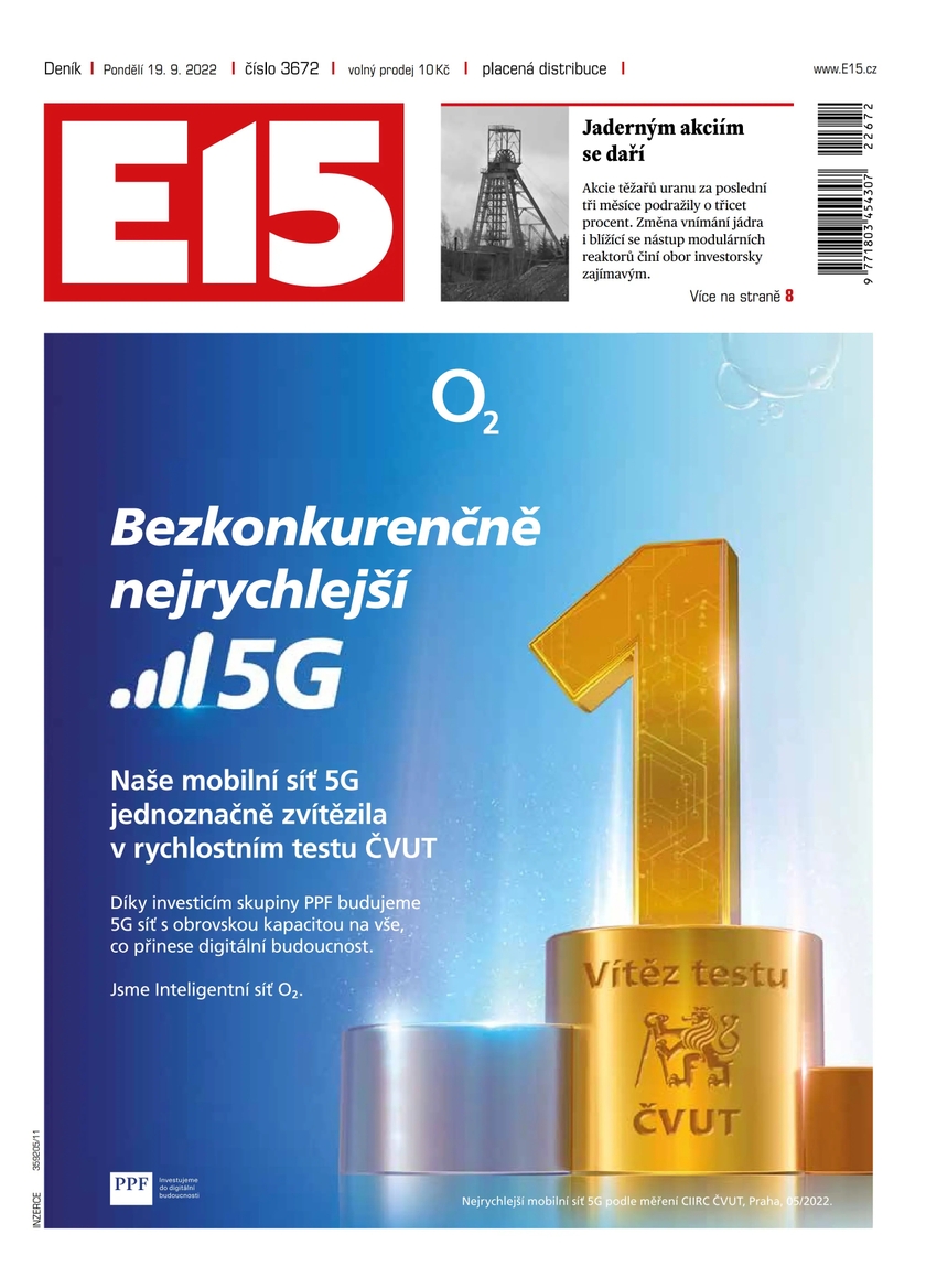 E-magazín E15 - 19.9.2022 - CZECH NEWS CENTER a. s.