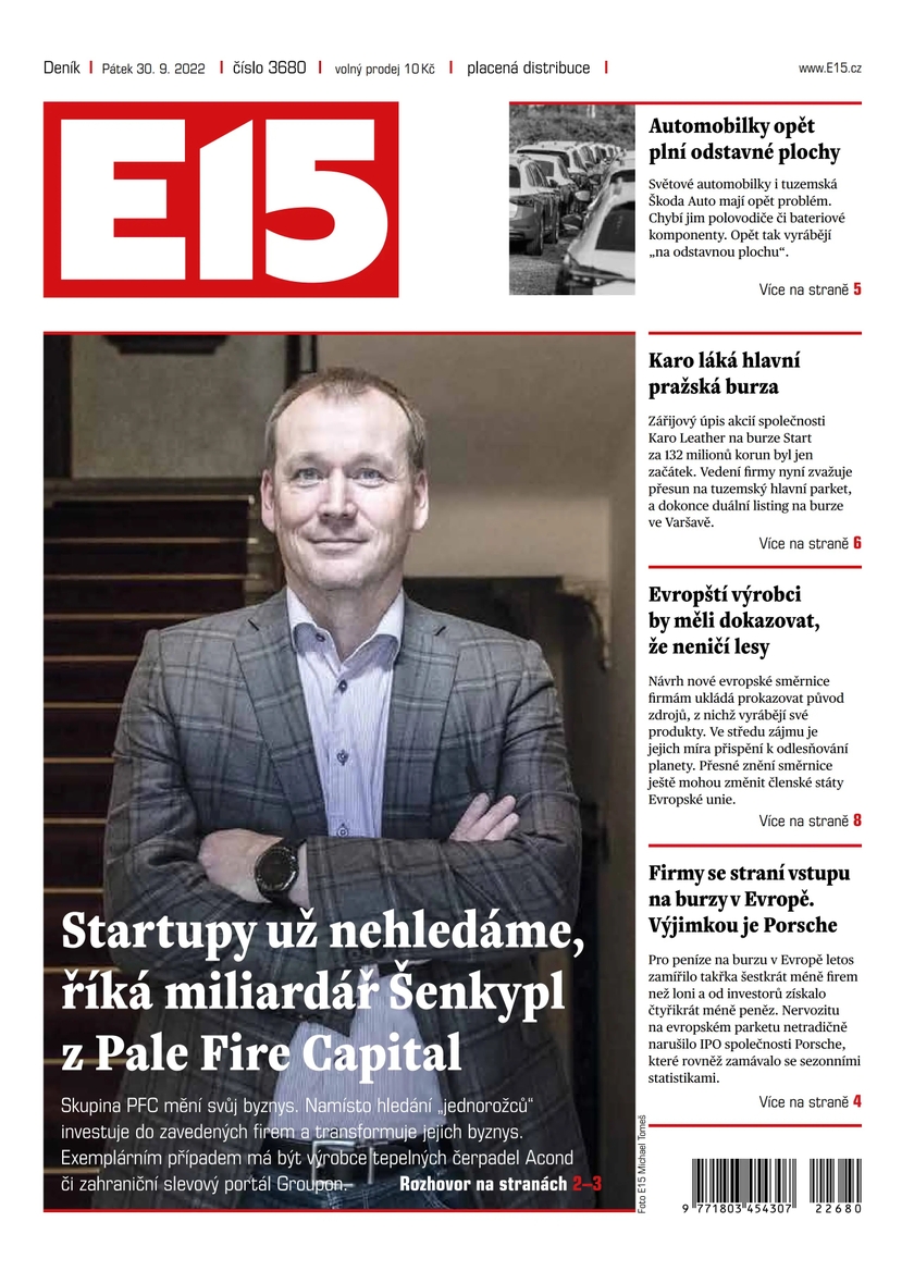 E-magazín e15 - 30.9.2022 - CZECH NEWS CENTER a. s.
