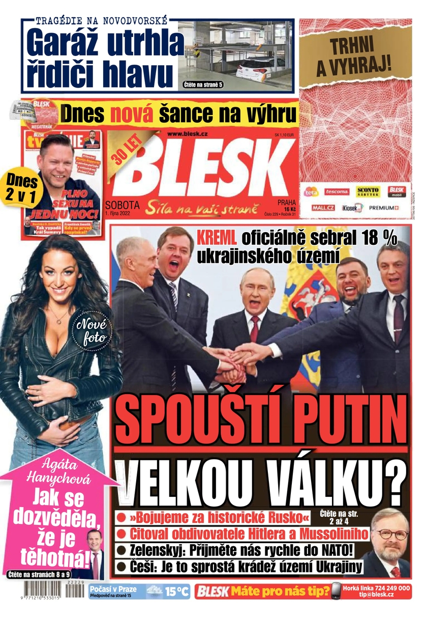 E-magazín BLESK - 1.10.2022 - CZECH NEWS CENTER a. s.