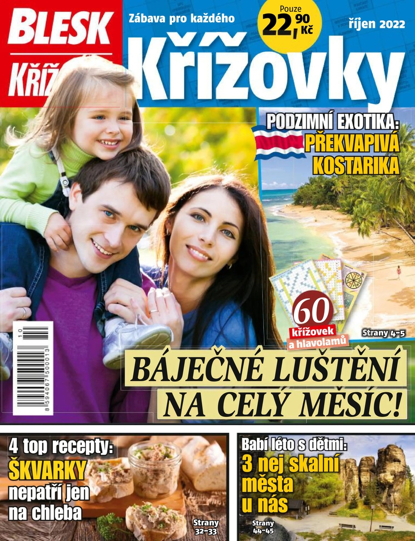 E-magazín BLESK KŘÍŽOVKY - 10/2022 - CZECH NEWS CENTER a. s.