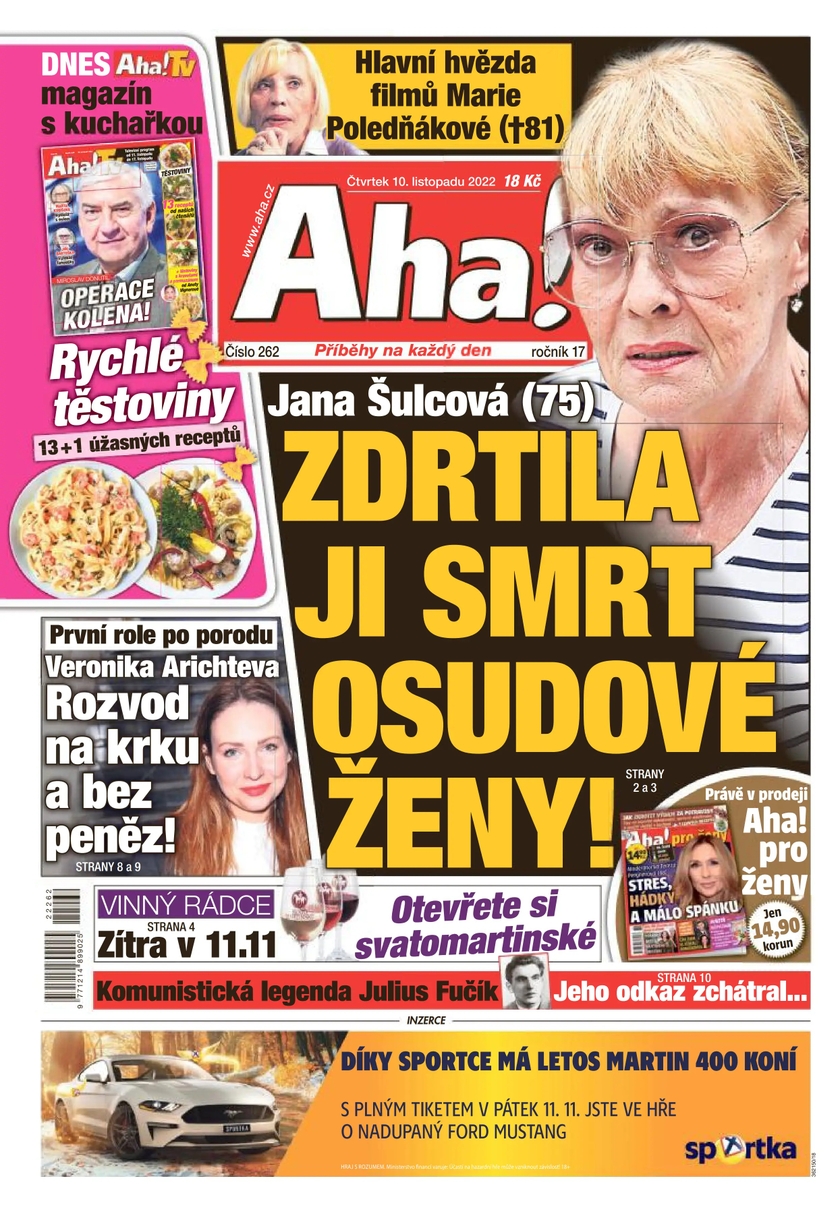 E-magazín Aha! - 10.11.2022 - CZECH NEWS CENTER a. s.