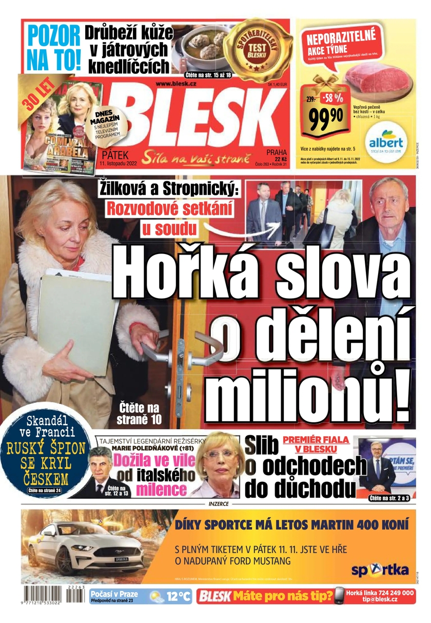 E-magazín BLESK - 11.11.2022 - CZECH NEWS CENTER a. s.