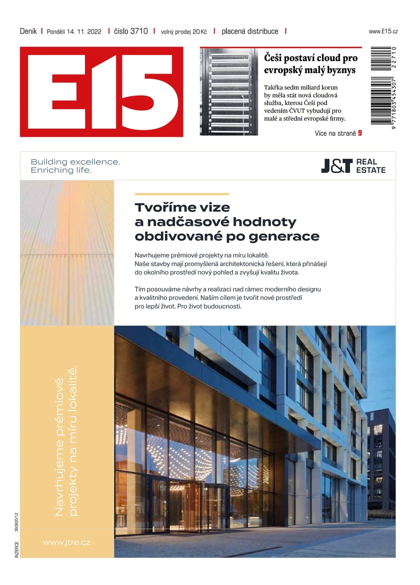 E-magazín e15 - 14.11.2022 - CZECH NEWS CENTER a. s.