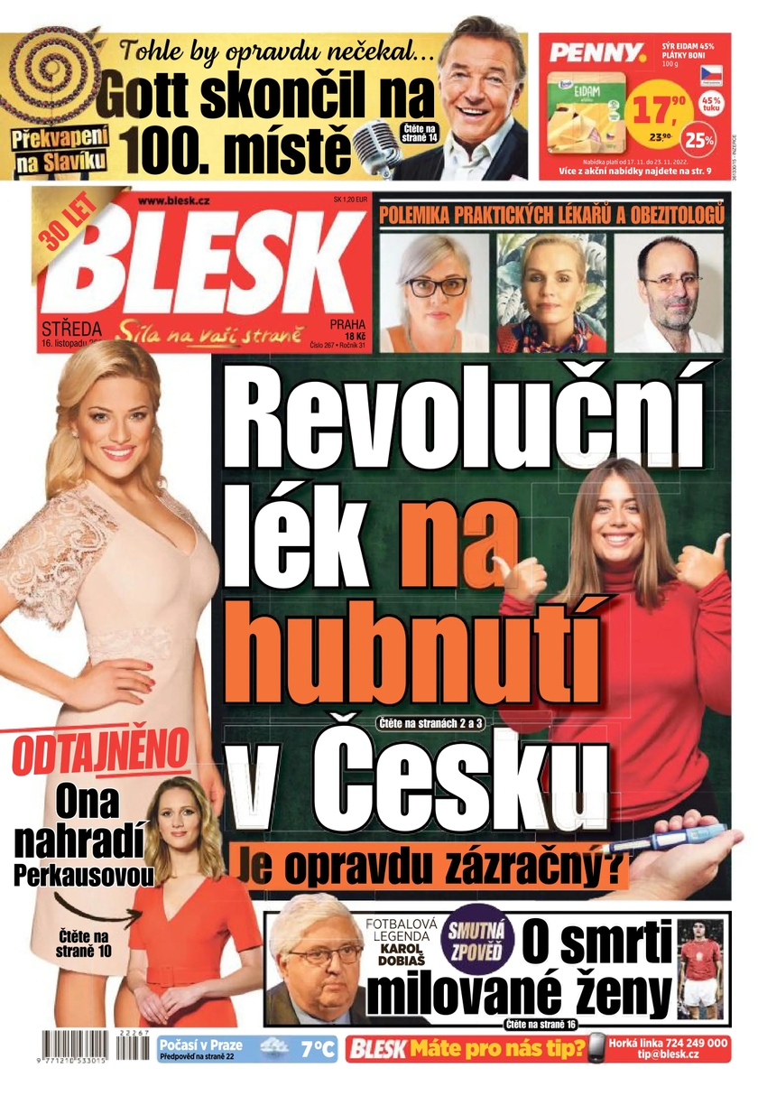 E-magazín BLESK - 16.11.2022 - CZECH NEWS CENTER a. s.
