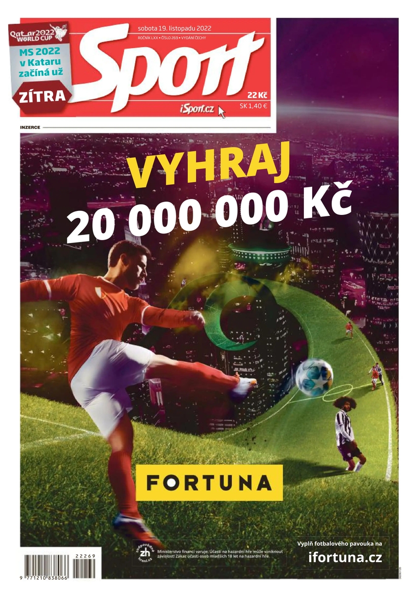 E-magazín Sport - 19.11.2022 - CZECH NEWS CENTER a. s.