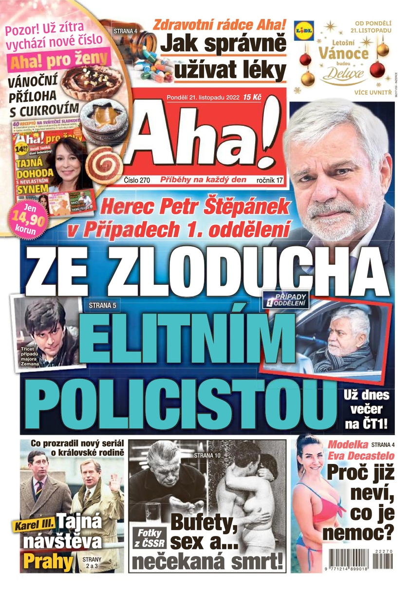 E-magazín Aha! - 21.11.2022 - CZECH NEWS CENTER a. s.