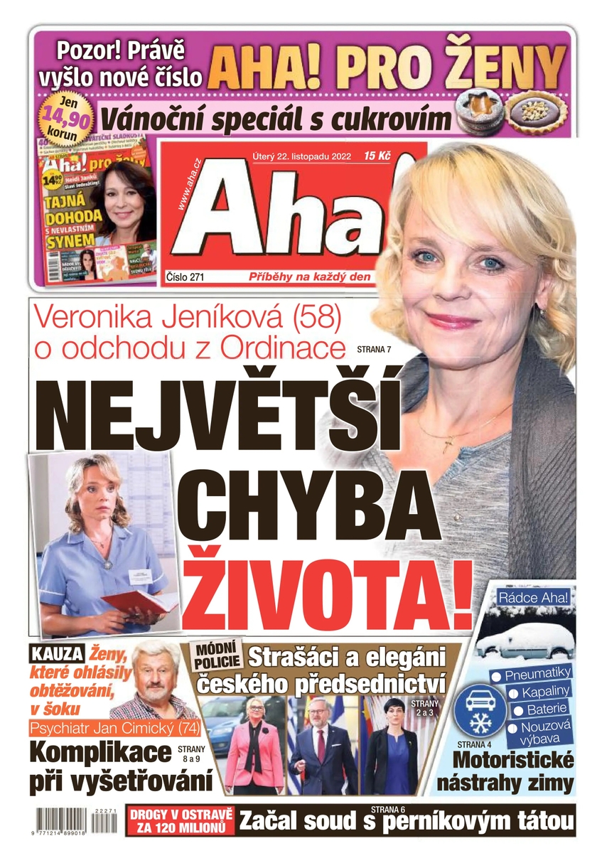 E-magazín Aha! - 22.11.2022 - CZECH NEWS CENTER a. s.