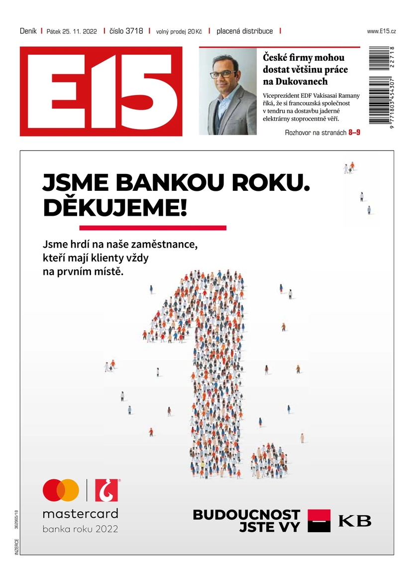 E-magazín E15 - 25.11.2022 - CZECH NEWS CENTER a. s.