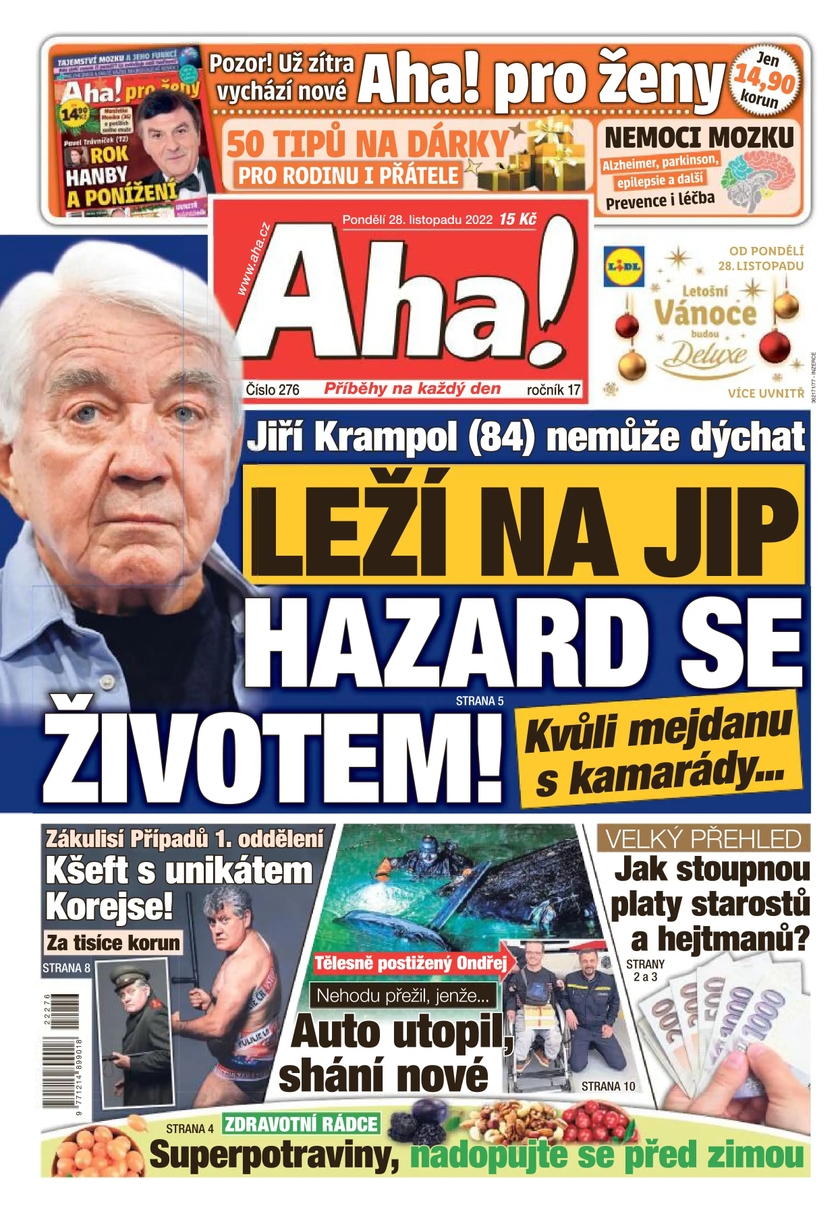 E-magazín Aha! - 28.11.2022 - CZECH NEWS CENTER a. s.