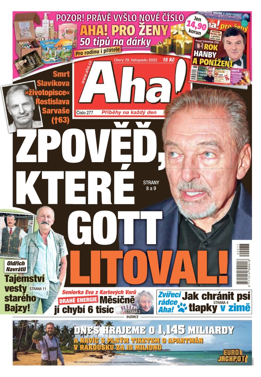 E-magazín Aha! - 29.11.2022 - CZECH NEWS CENTER a. s.