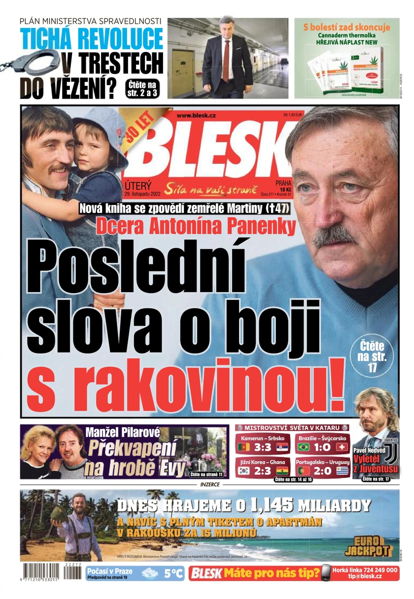 E-magazín BLESK - 29.11.2022 - CZECH NEWS CENTER a. s.