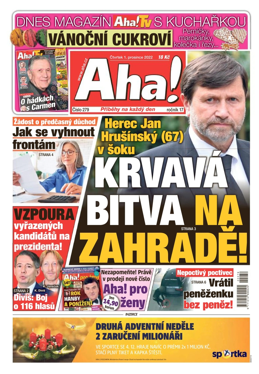 E-magazín Aha! - 1.12.2022 - CZECH NEWS CENTER a. s.